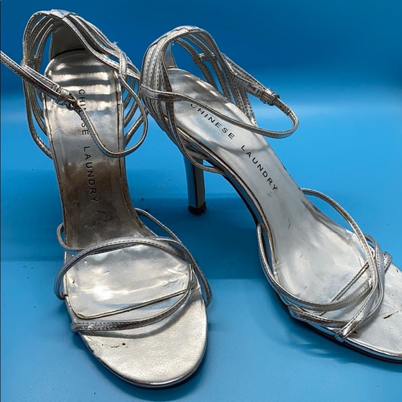 Chinese Laundry Silver Heel - Picture 1 of 1
